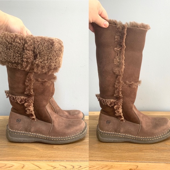 born sheepskin boots